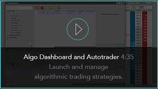 Algo Dashboard and Autotrader® 